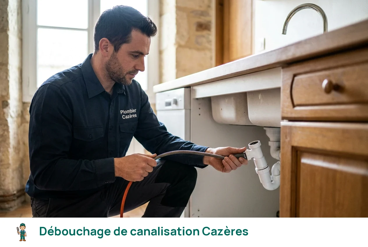 Débouchage de canalisation à Cazères