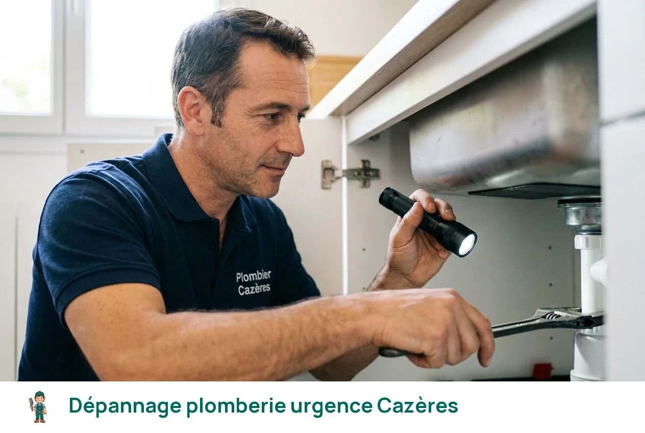 Dépannage plomberie urgence à Cazères