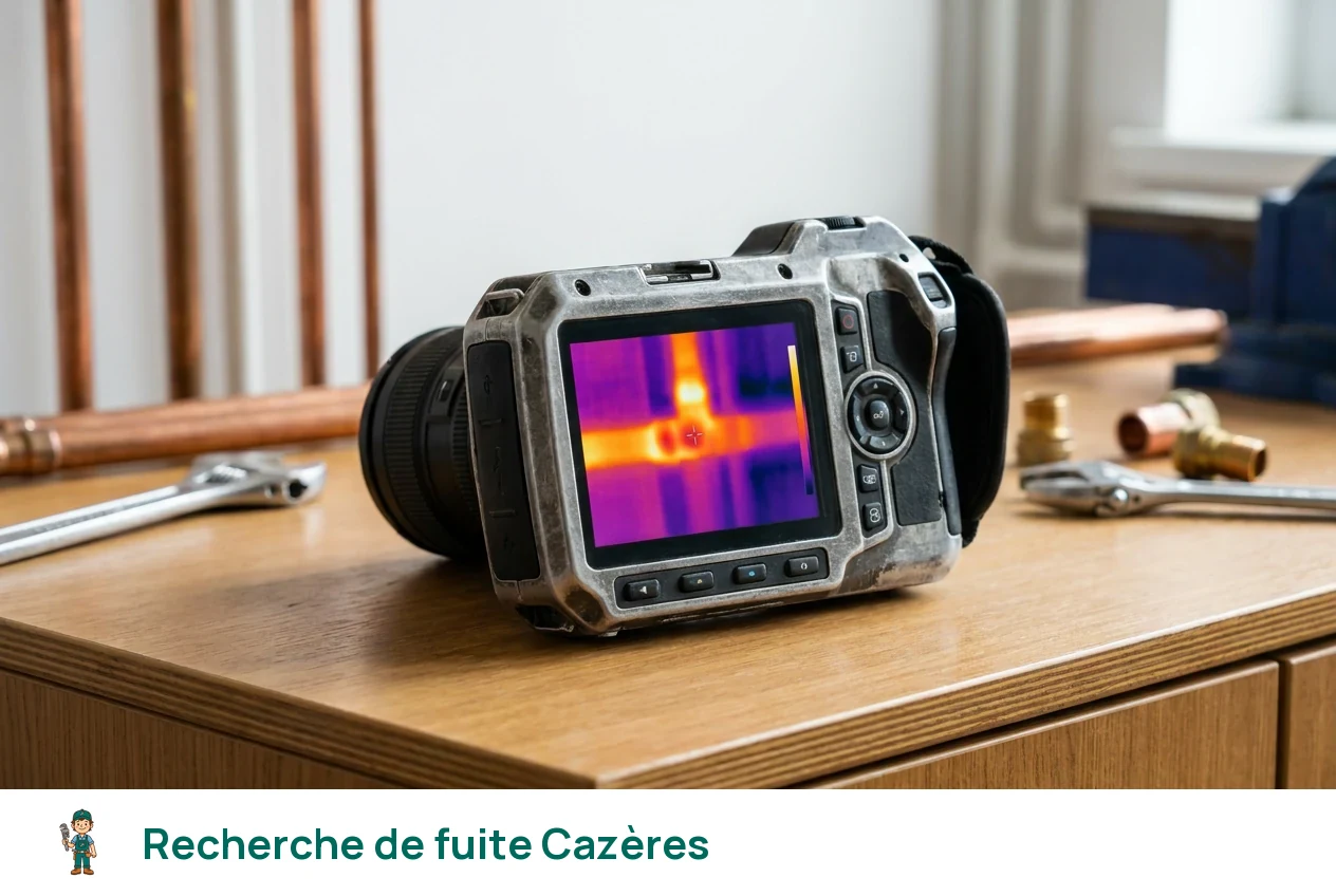 Recherche de fuite à Cazères