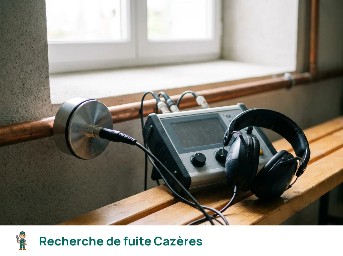 Recherche de fuite à Cazères