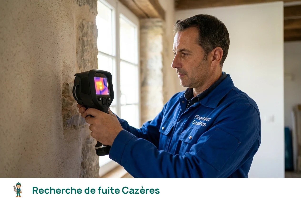 Recherche de fuite à Cazères