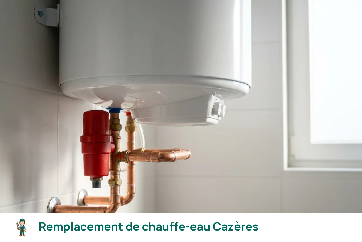 Remplacement de chauffe-eau à Cazères