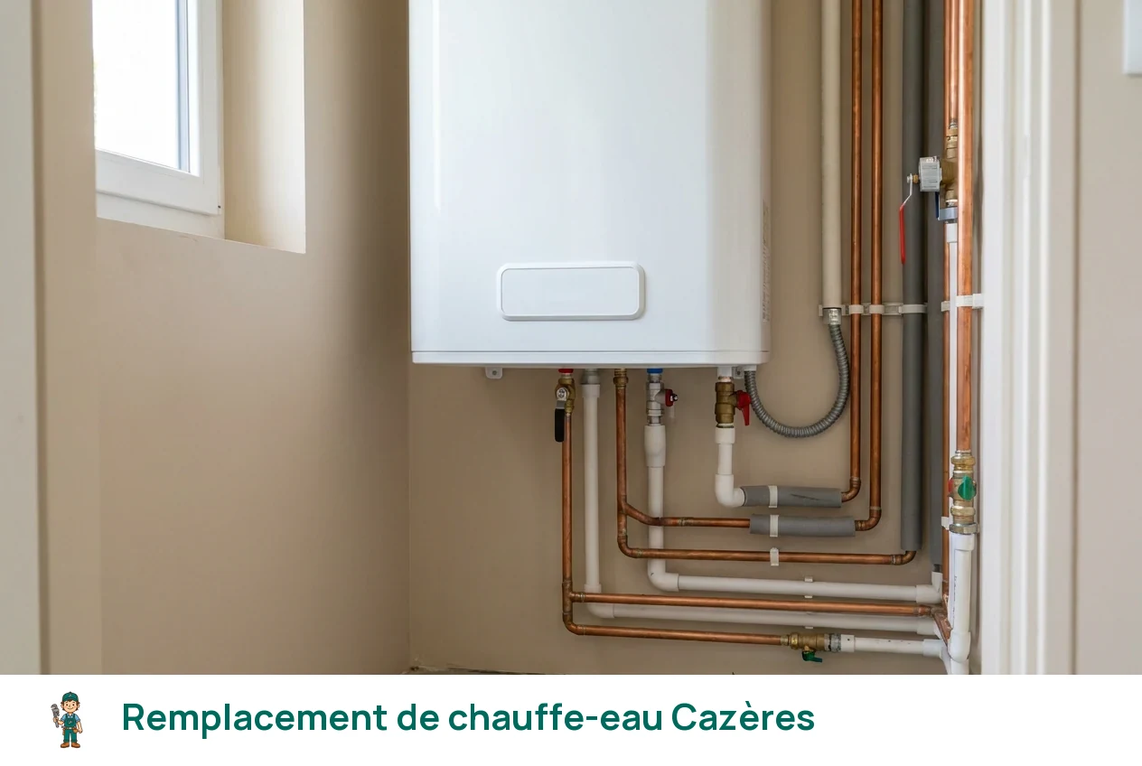 Remplacement de chauffe-eau à Cazères