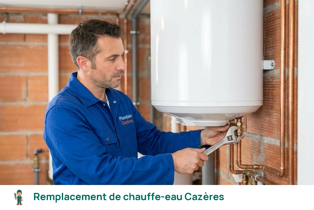 Remplacement de chauffe-eau à Cazères