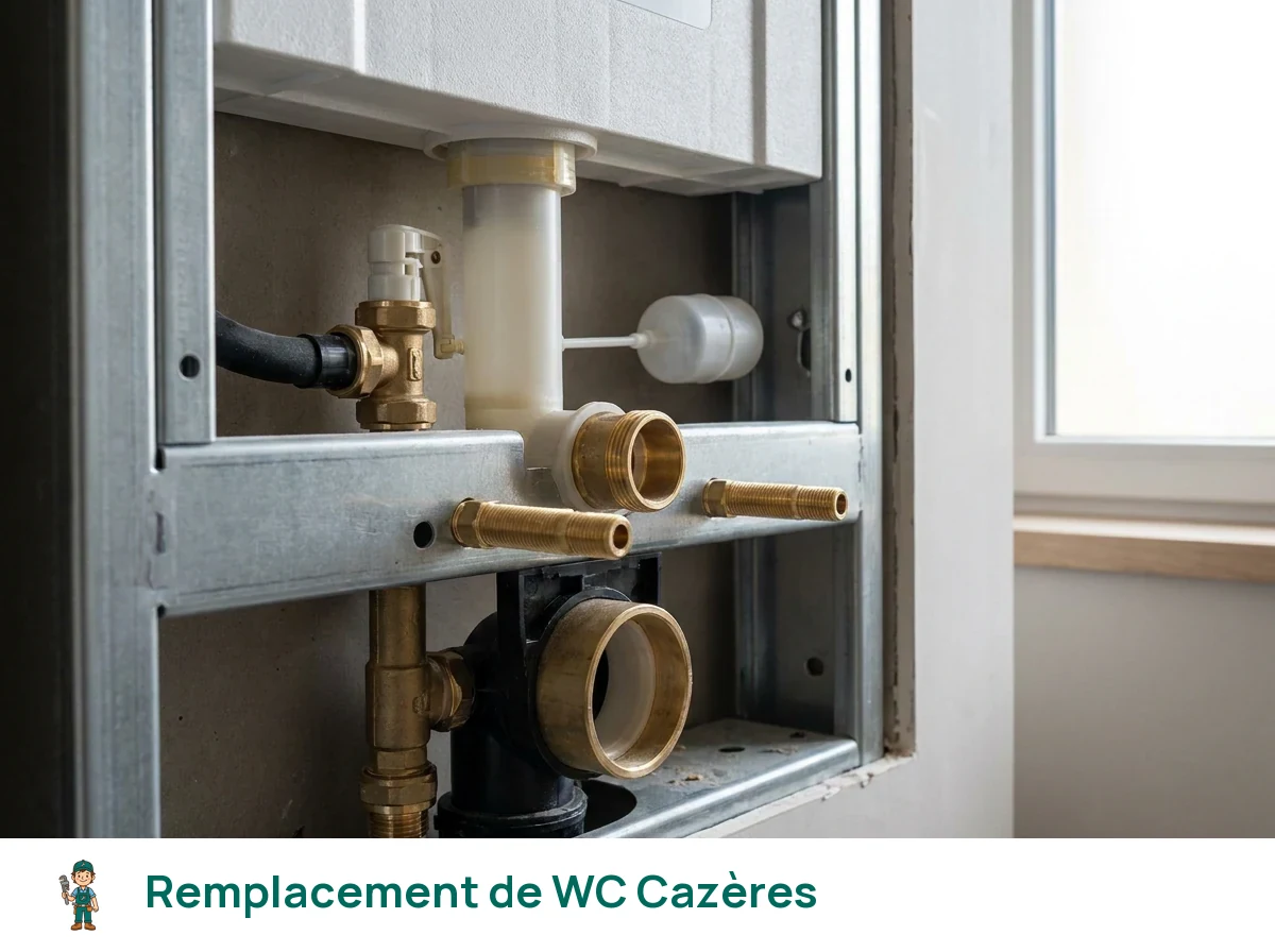 Remplacement de WC à Cazères