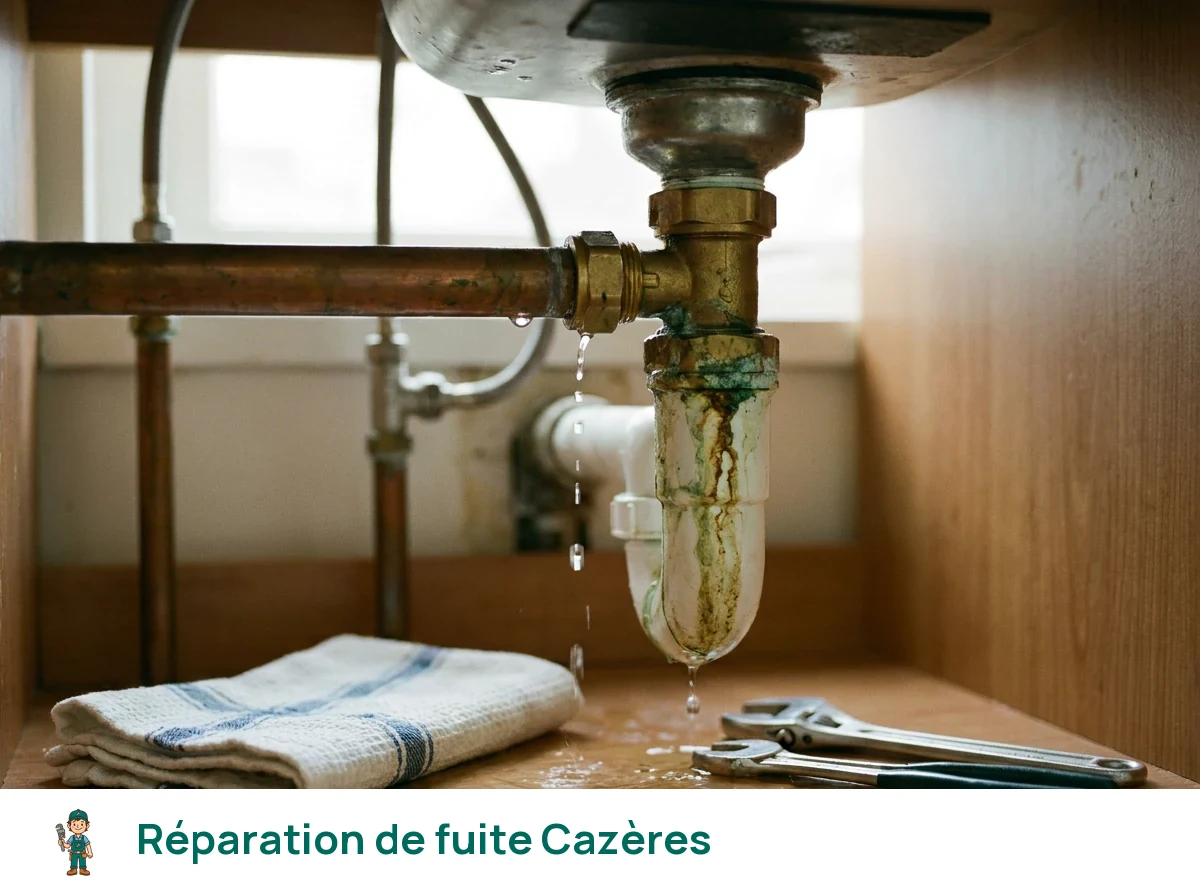 Réparation de fuite à Cazères