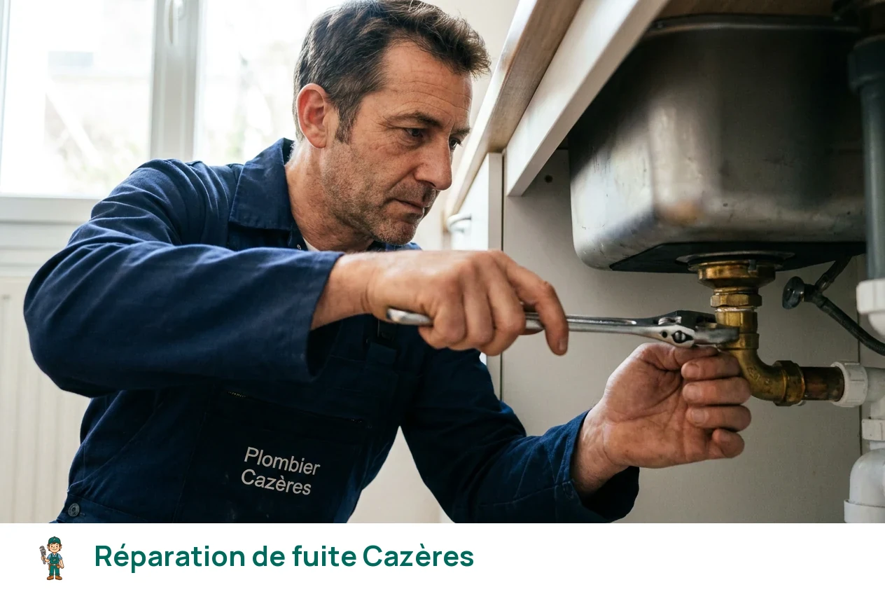 Réparation de fuite à Cazères